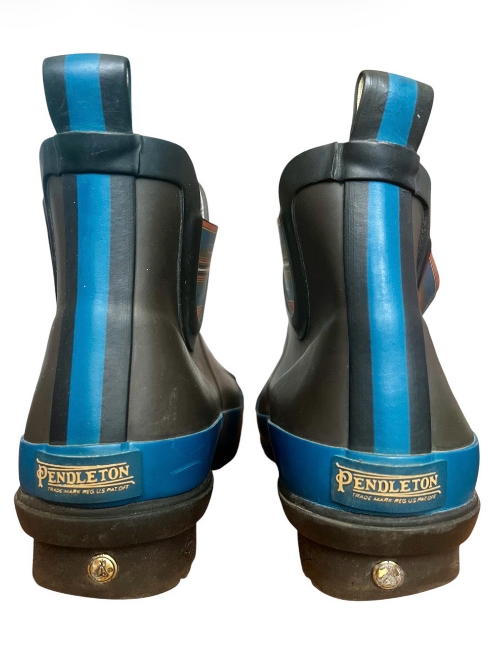Pendleton Heritage National Park Chelsea Rain Boots Outdoors Logo Brown SZ 8 - Picture 5 of 12